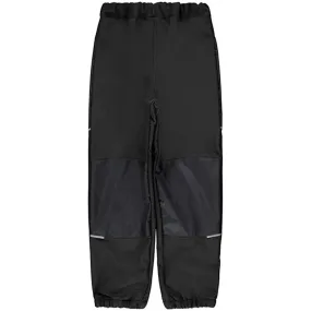 Name it Softshell Black Alfa Solid Noos Pants FrictionResistantEdging Stretchable Wear