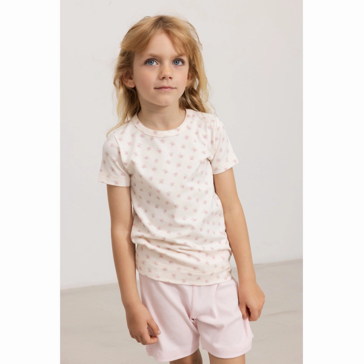 MarMar Modal Fine Rib Ballet Tutu Paulo Shorts Wide Leg Opening Layered Hem Detail