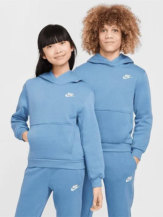 Sportswear Club Fleece Pullover Hoodie Youth Artisanal