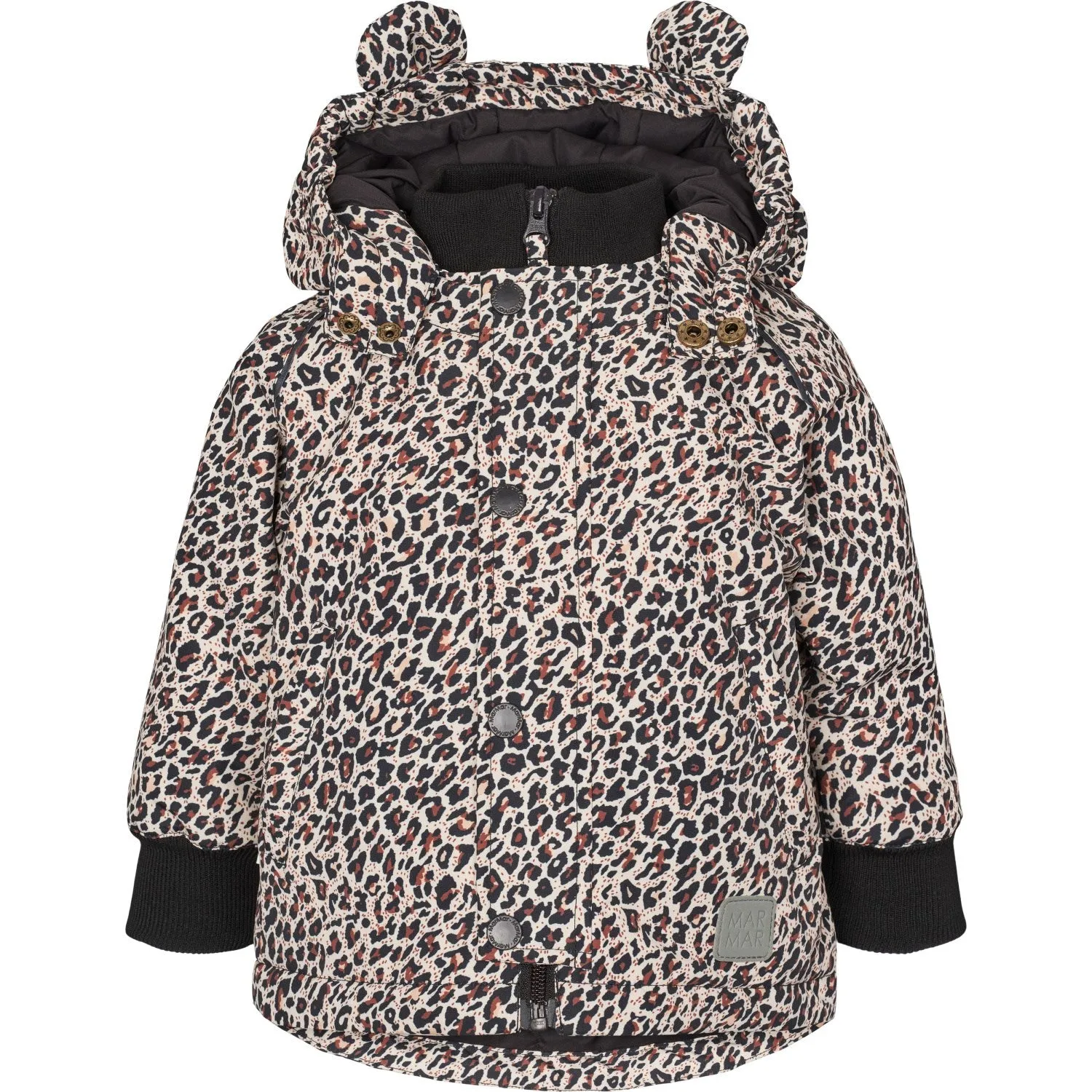 MarMar Technical Outerwear Print Leopard Osak Jacket Silk