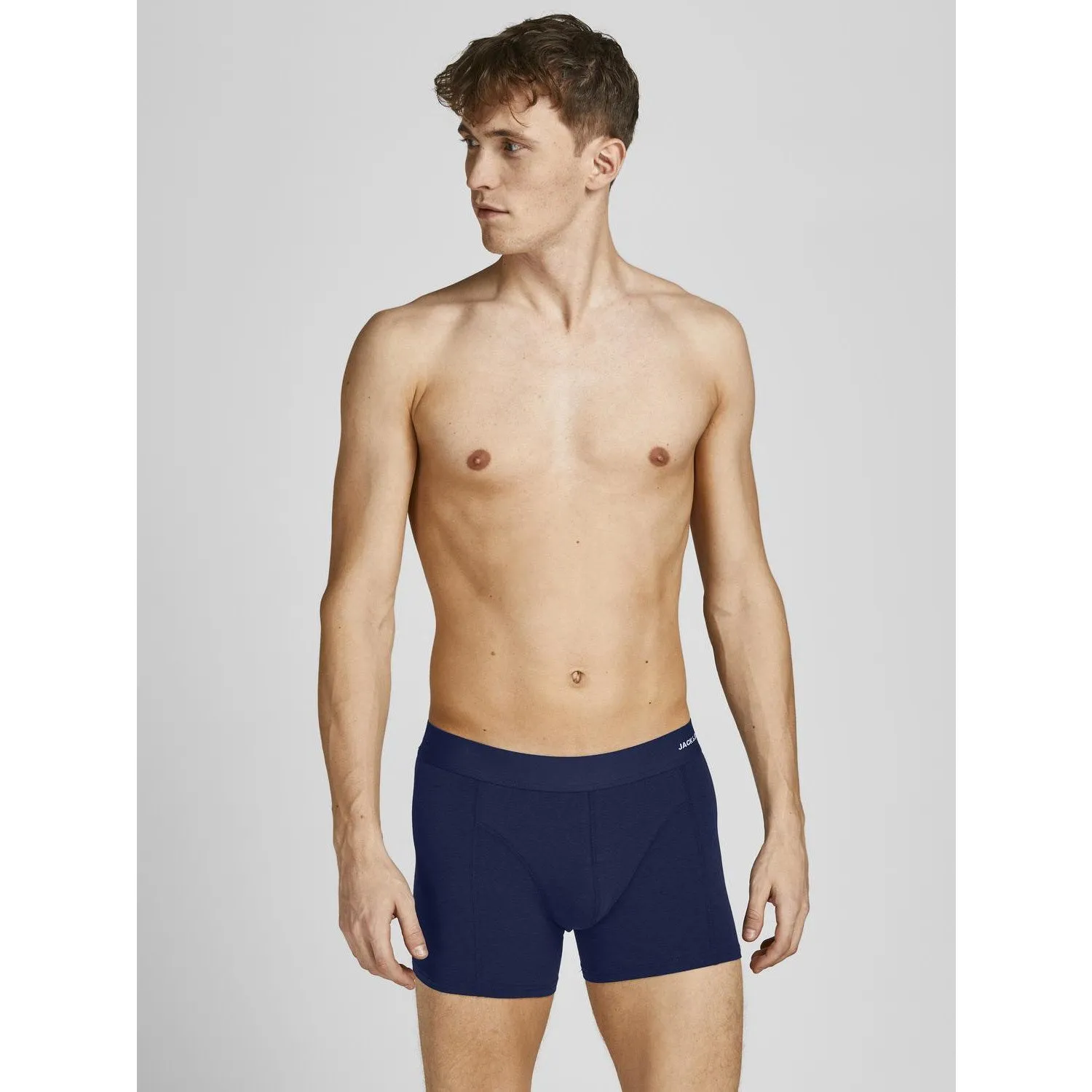 Jack & Jones Junior Forest Night Basic Bamboo Boxershorts 3-pack Noos Breathable Weave