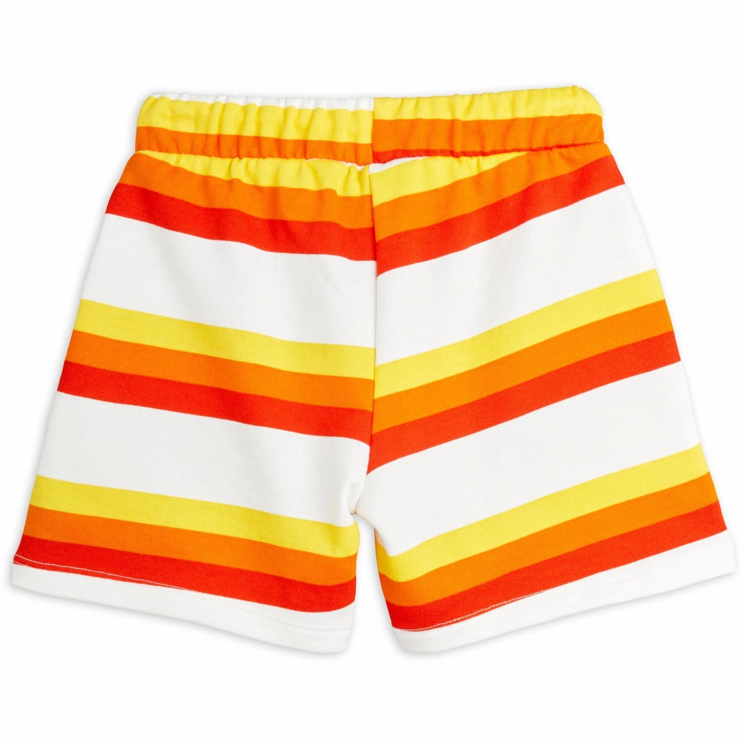 Quick Drying Mini Rodini Multi Stripe AOP Sweatshorts