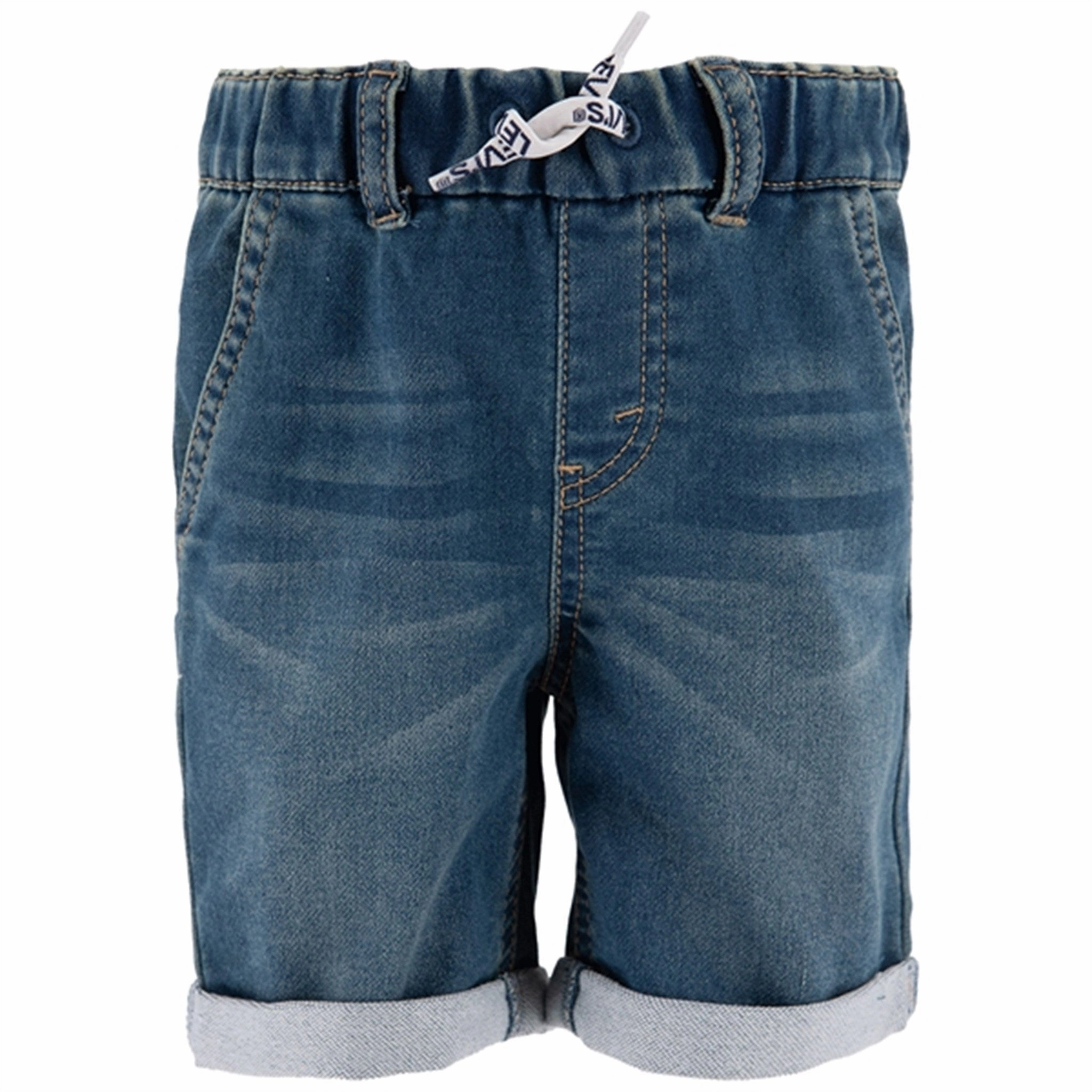 Levi's Dobby Pull-On Shorts Blue Hygienic Antimicrobial Layer Breathable fabric
