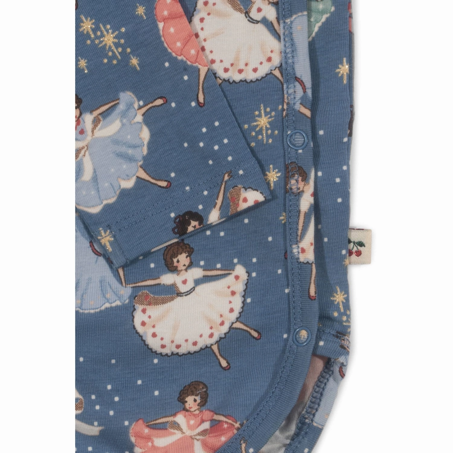 Full Ease Quick Dry Technology Konges Sl?jd Snow Bow Ballerina Basic Newborn Set Gots