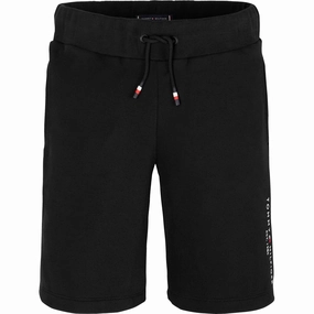 Tommy Hilfiger Black Essential Sweatshorts Flexible Design