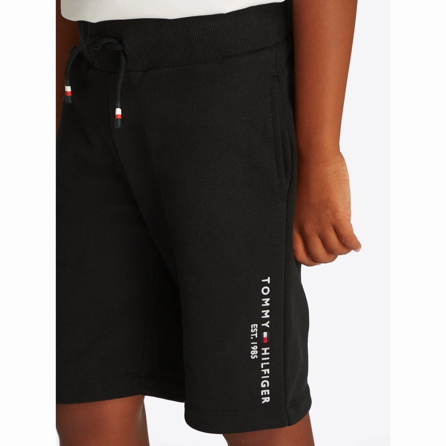Tommy Hilfiger Black Essential Sweatshorts hospitality industry