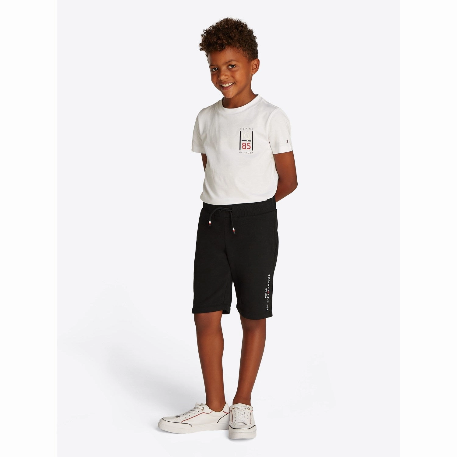 Tommy Hilfiger Black Essential Sweatshorts Functional Fit Anti Slip Waistband