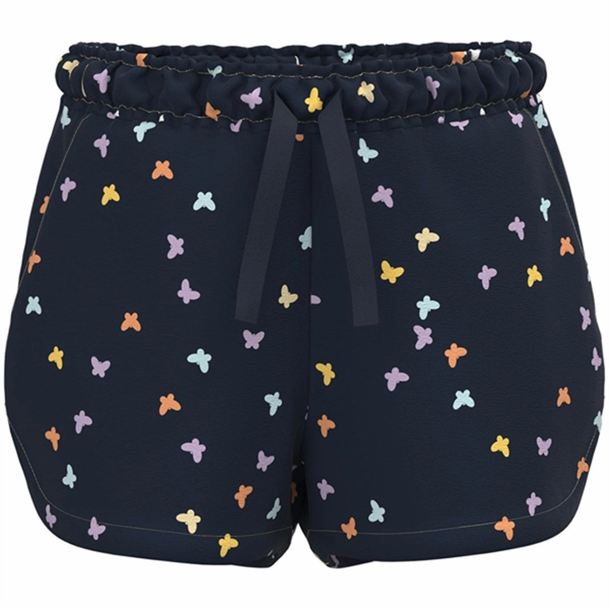 Port Pocket Design Luxury Brand Name it Dark Sapphire Small Butterfly Vigga Shorts