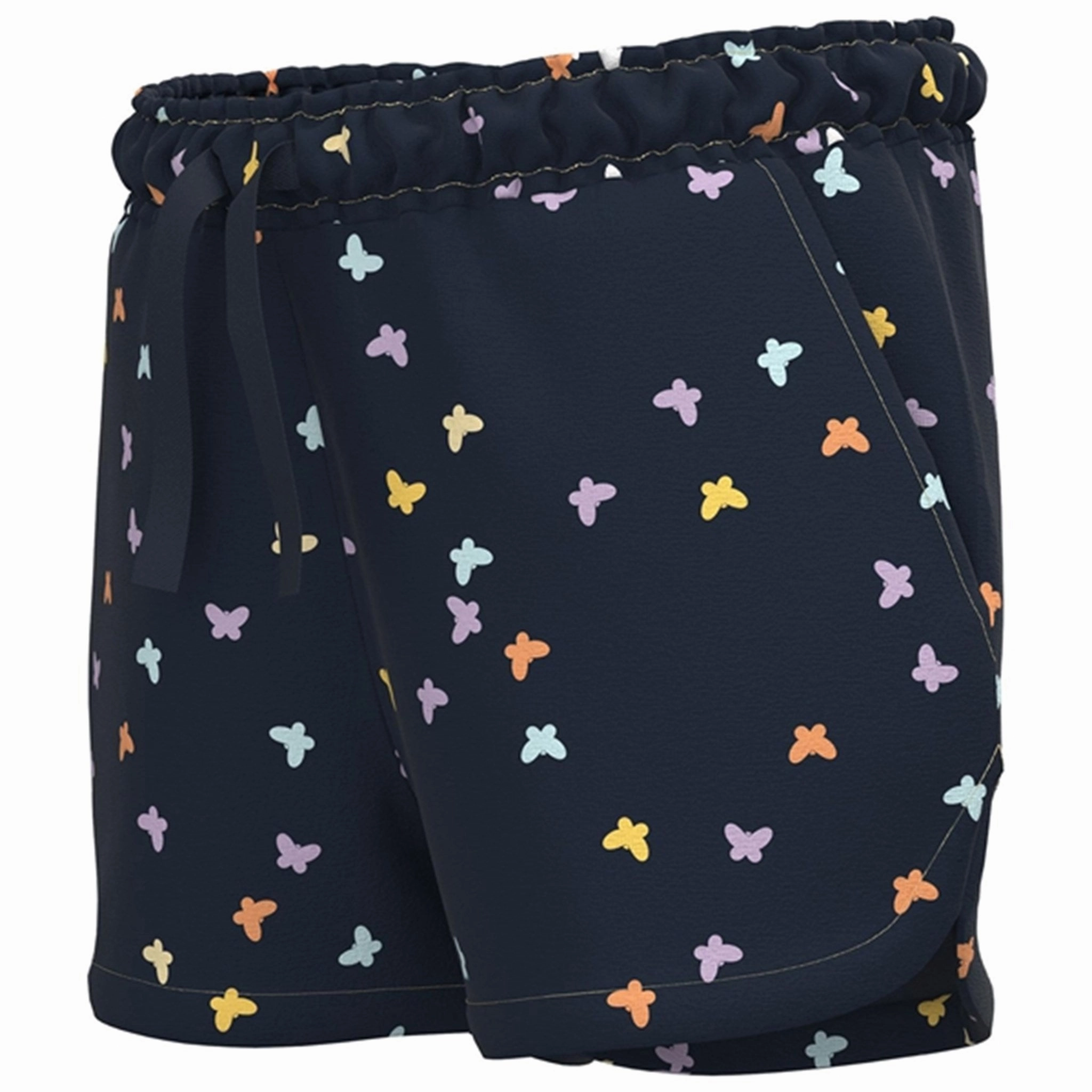 Easy Care Material Name it Dark Sapphire Small Butterfly Vigga Shorts