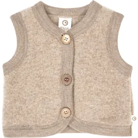Brushed Finish M??sli Balsam Melange Woolly Fleece Vest