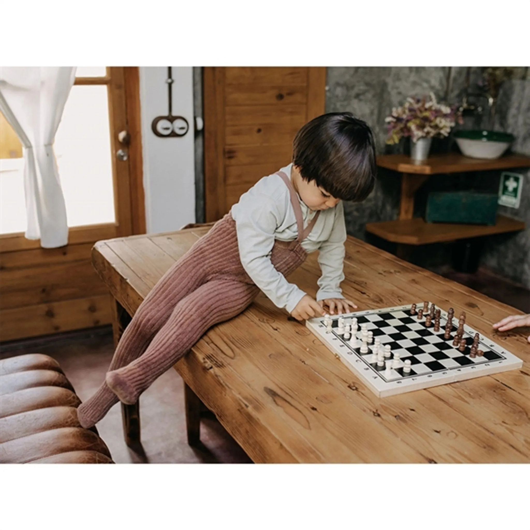 Silly Silas Granny Teddy Tights Granola Premium Material