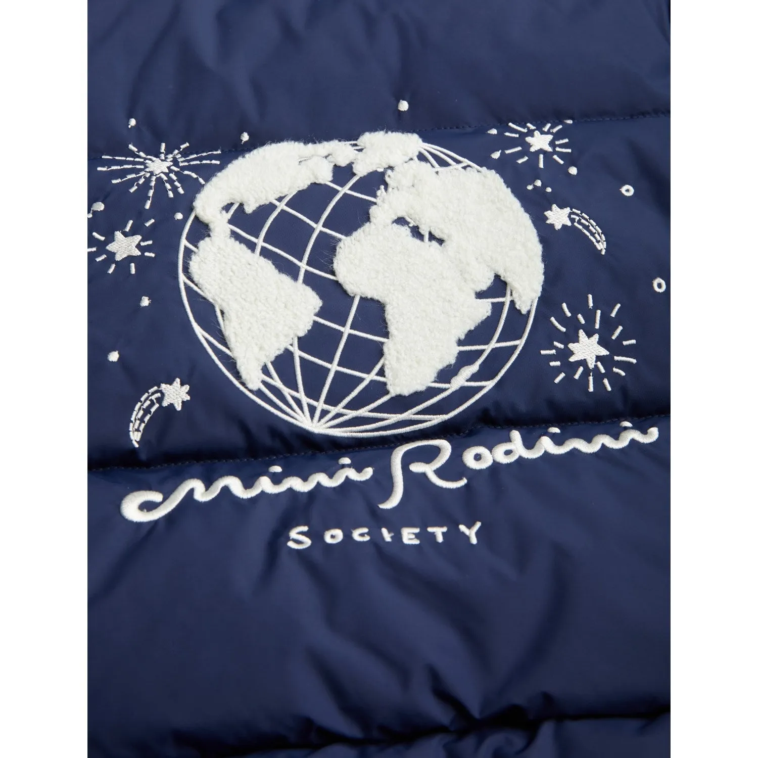 Functional-Design Mini Rodini Blue Mini Rodini Society City Puffer Jacket