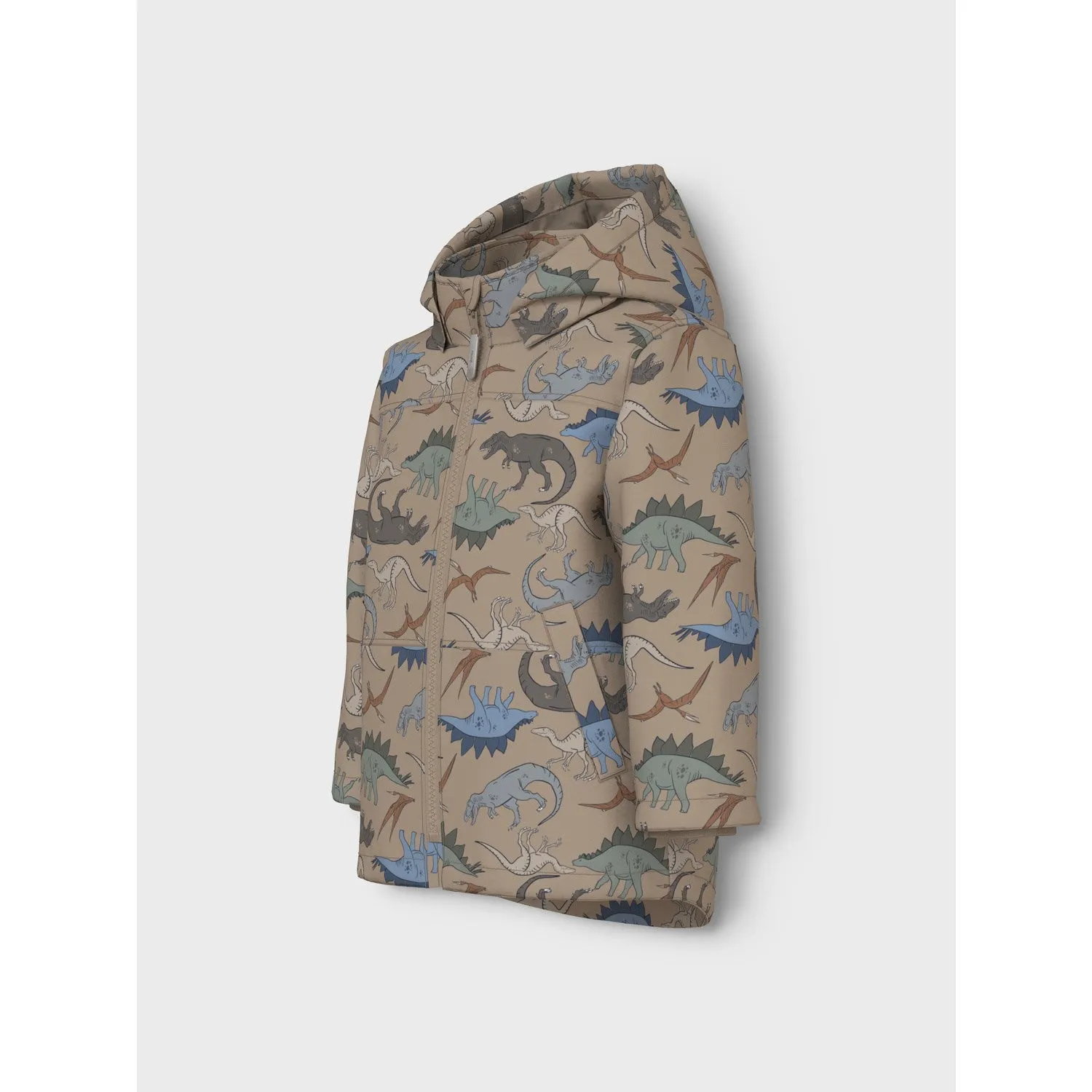 Name It Silver Mink Dino Nmmmax Pa Jacket Aop Noos bar