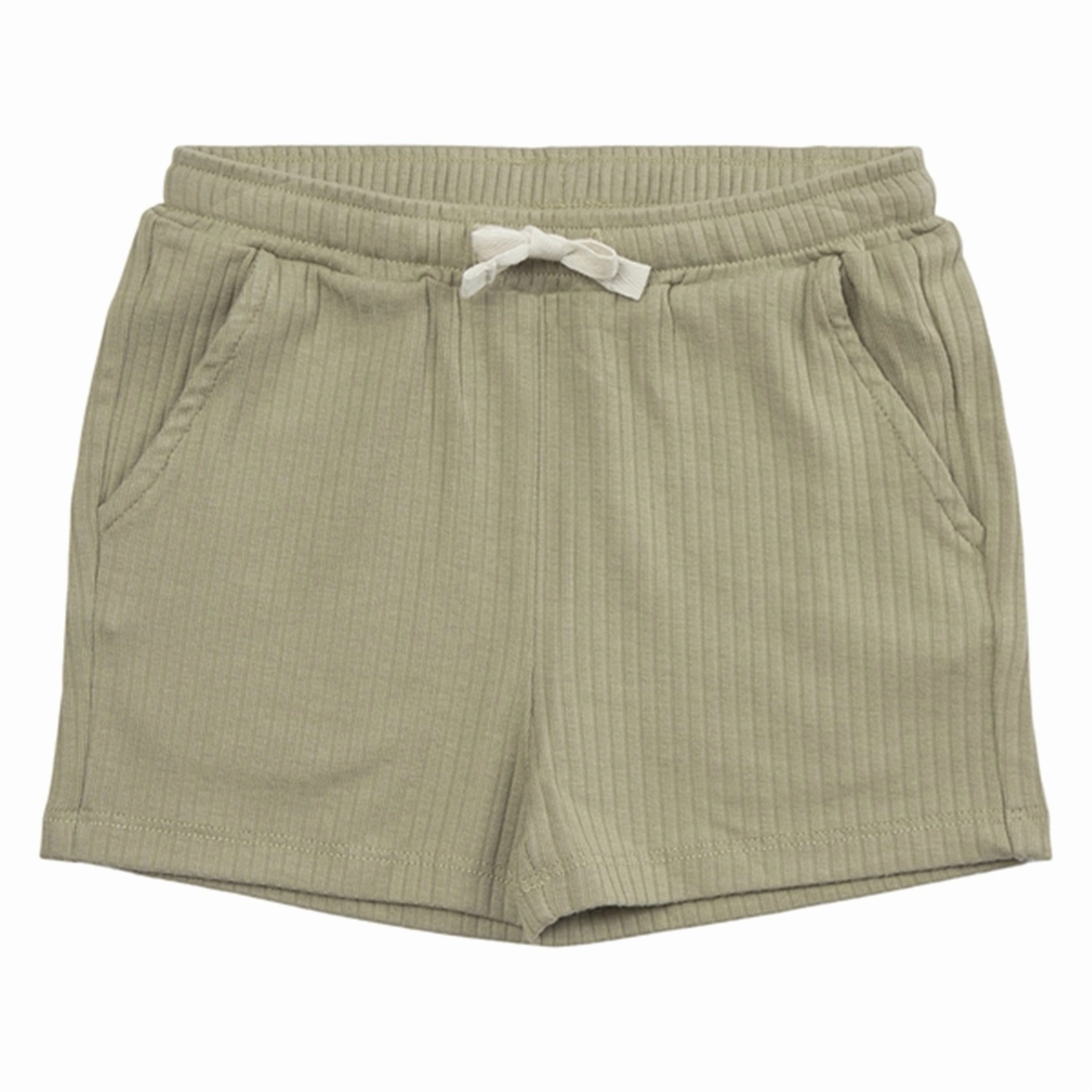 Wide Leg Silhouette Ergonomic Pattern Cutting Sofie Schnoor Dusty Green Shorts