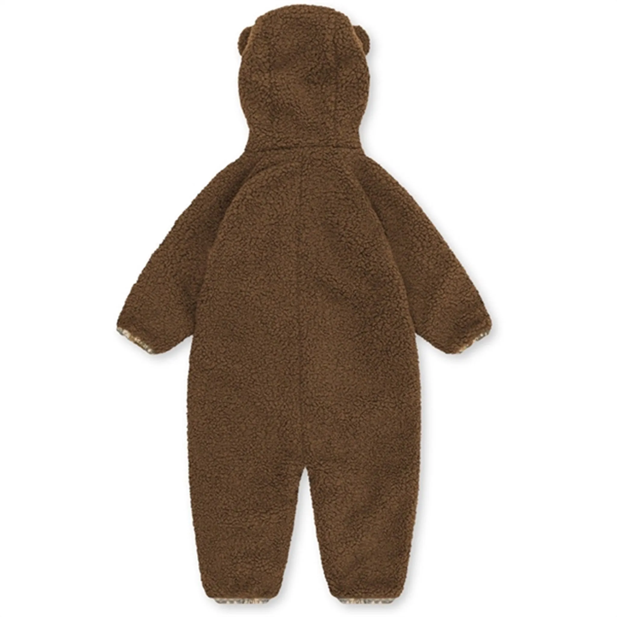 Konges Sl?jd Shitake Grizz Teddy Onesie Slim-fit Convertible-Sleeve