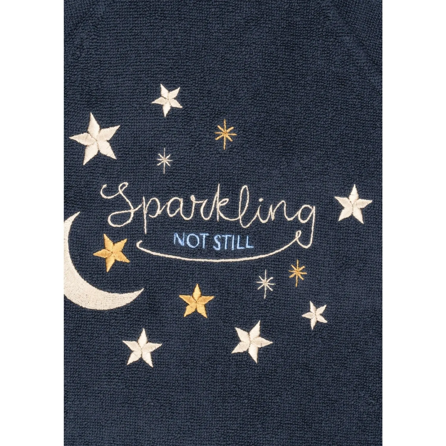 Konges Sl?jd Blue Nights Terry Bathrobe Gots Layered Texture