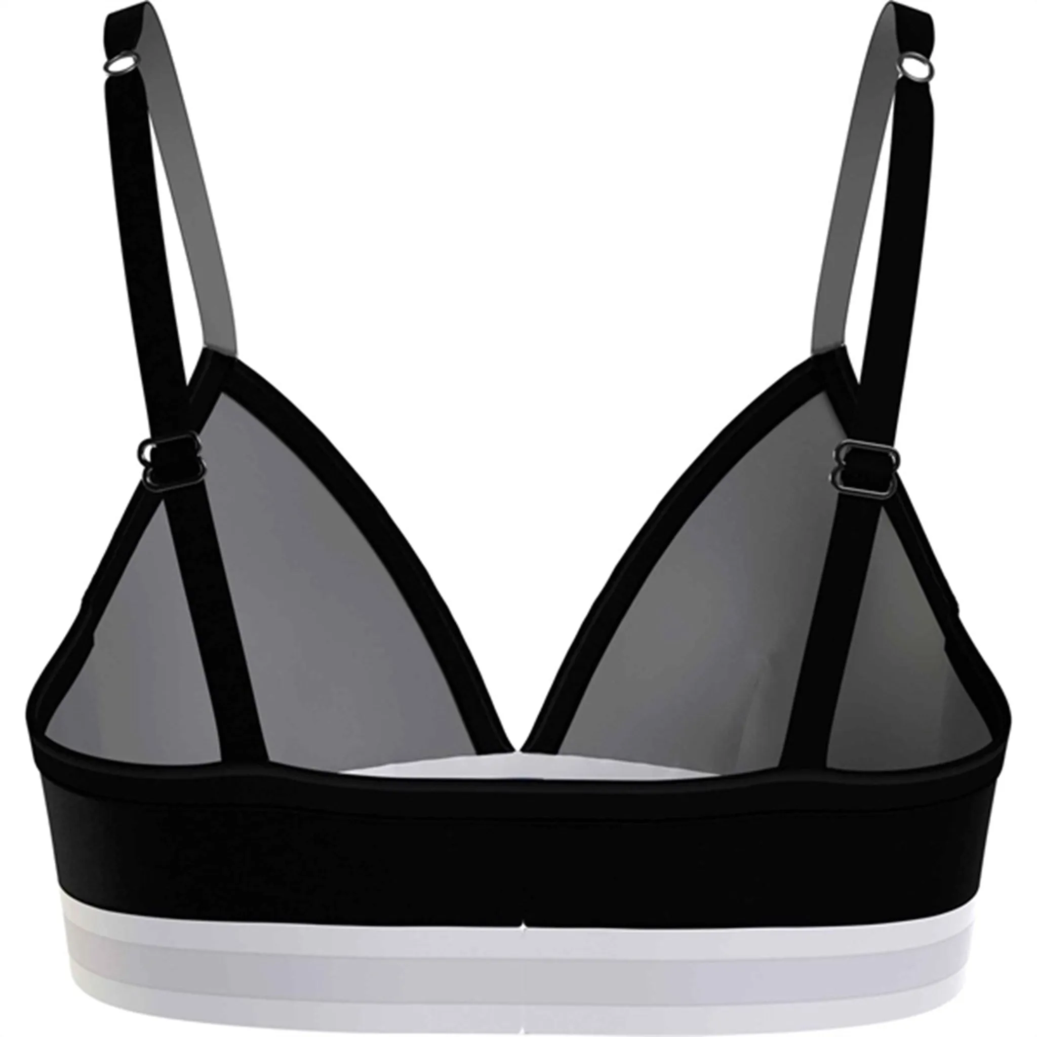 Non Irritating Seams Pilates Tommy Hilfiger Padded Triangle Bra Black