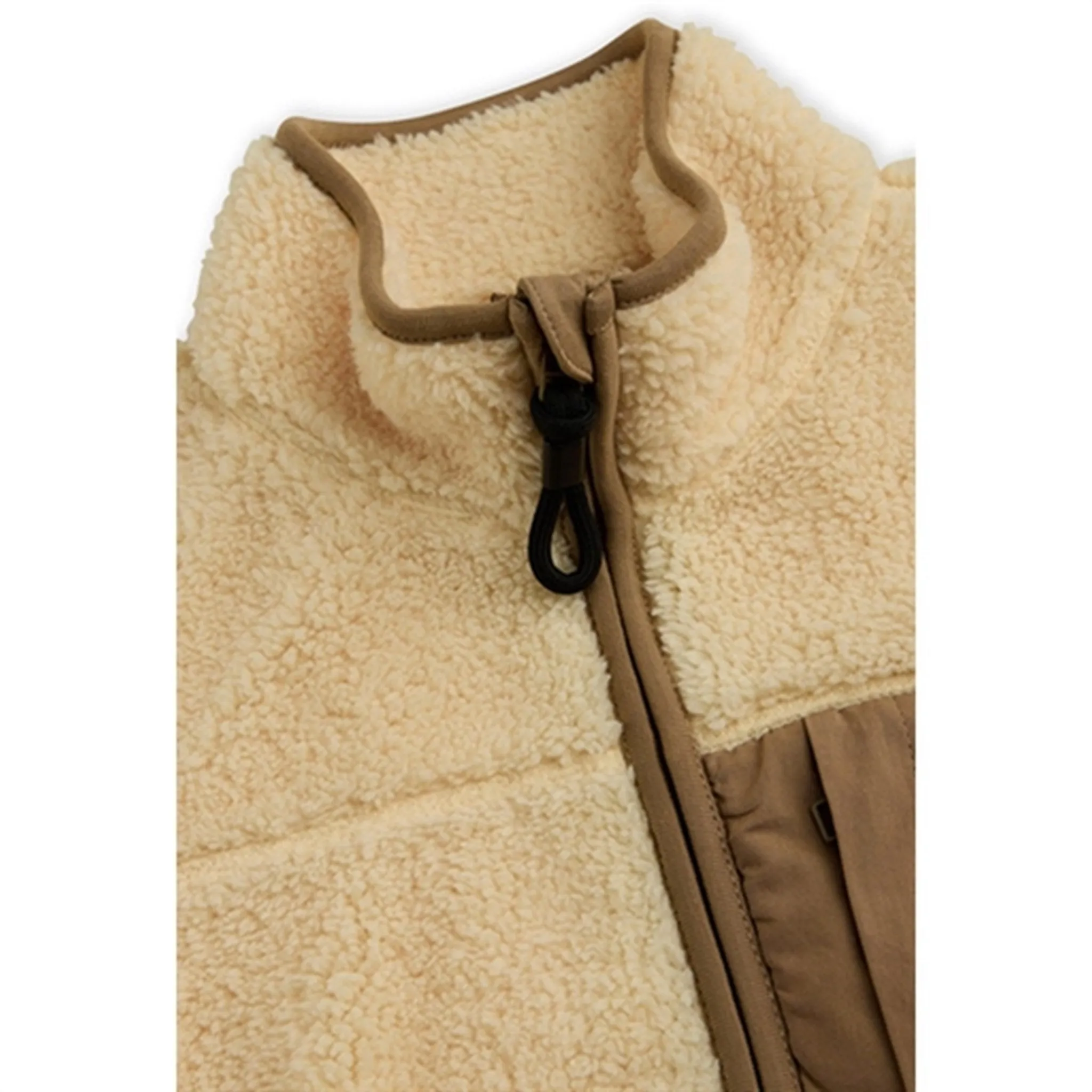 Home Office Lightweight Comfort Mads N?rgaard Teddy Fleece Jeffo Jacket Vanilla Custard
