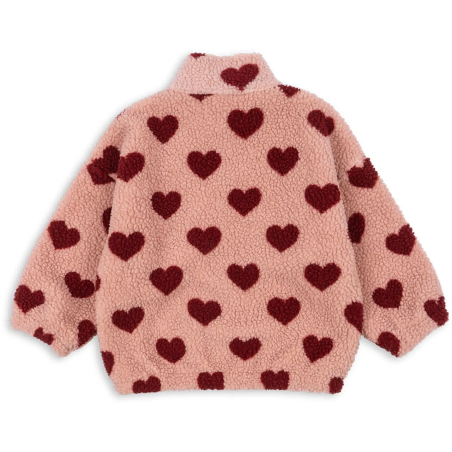 Konges Sl?jd Coeur Mellow Jody Teddy Half Zip Grs Warm Texture trail gear