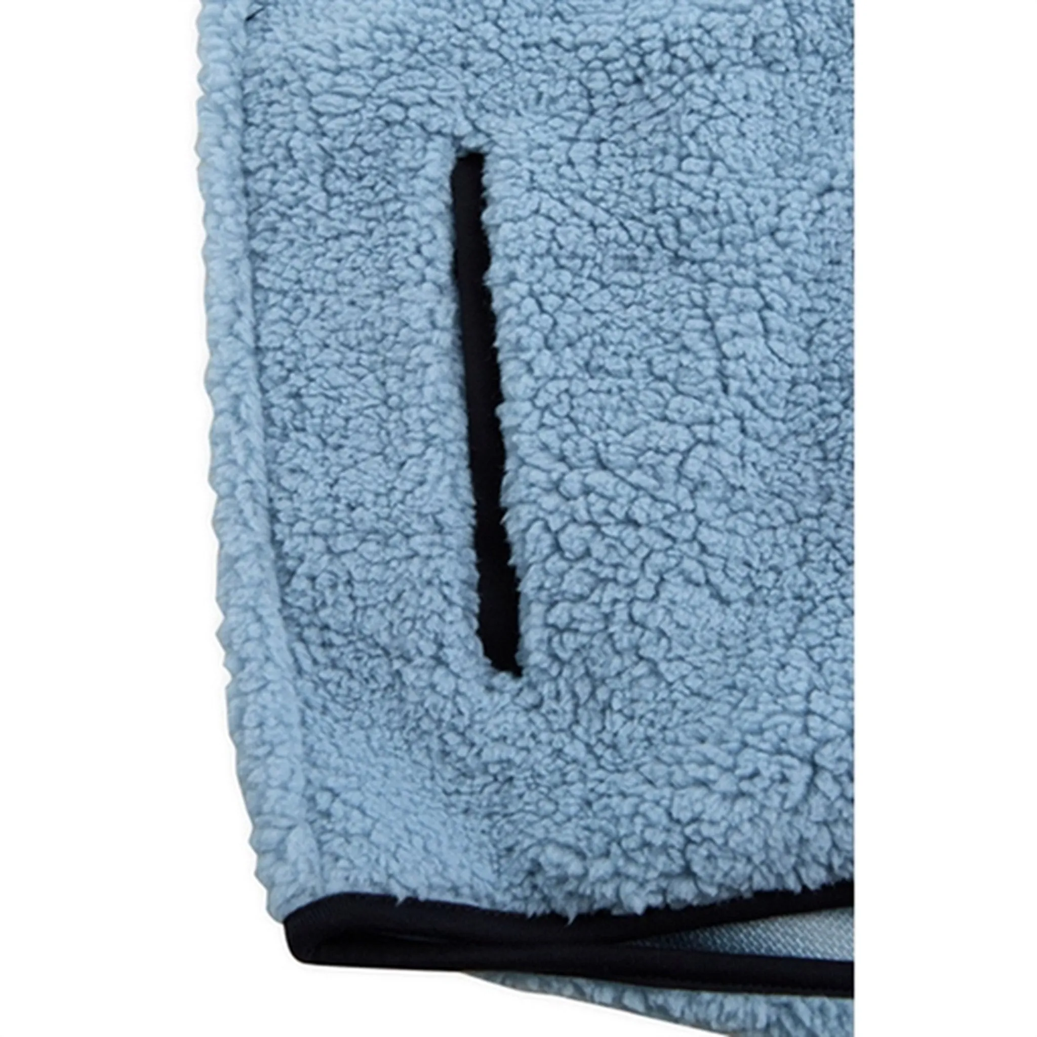 Mads N?rgaard Teddy Fleece Vilads Vest Faded Denim Laidback Look Seasonal Outfit