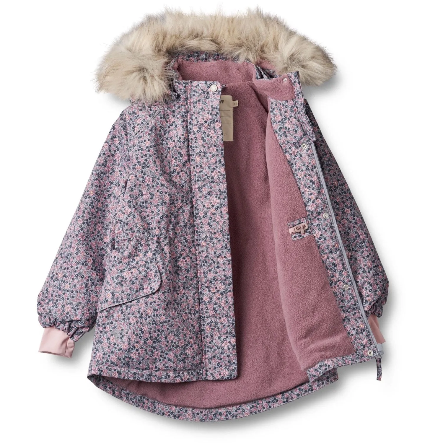 Wheat Winter Flowers Jacket Mathilde Tech Button