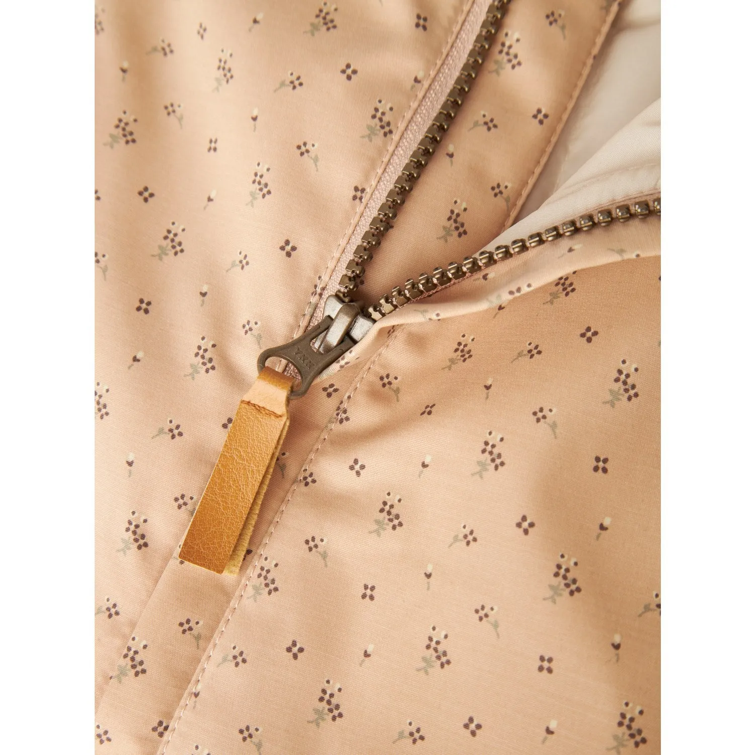 Lil'Atelier Rugby Tan Aop Gerda Snowsuit AOP Romantic-Detail Snap-Closure