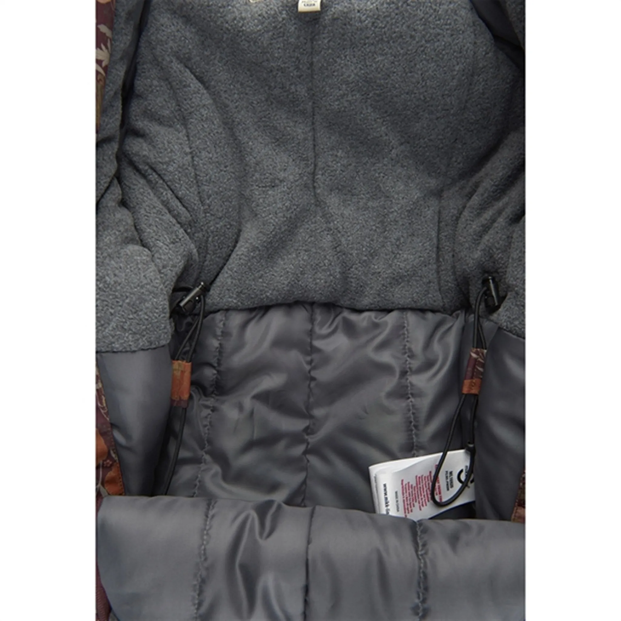 Mikk-Line Baby Snowsuit Decadent Chocolate Skin-friendly