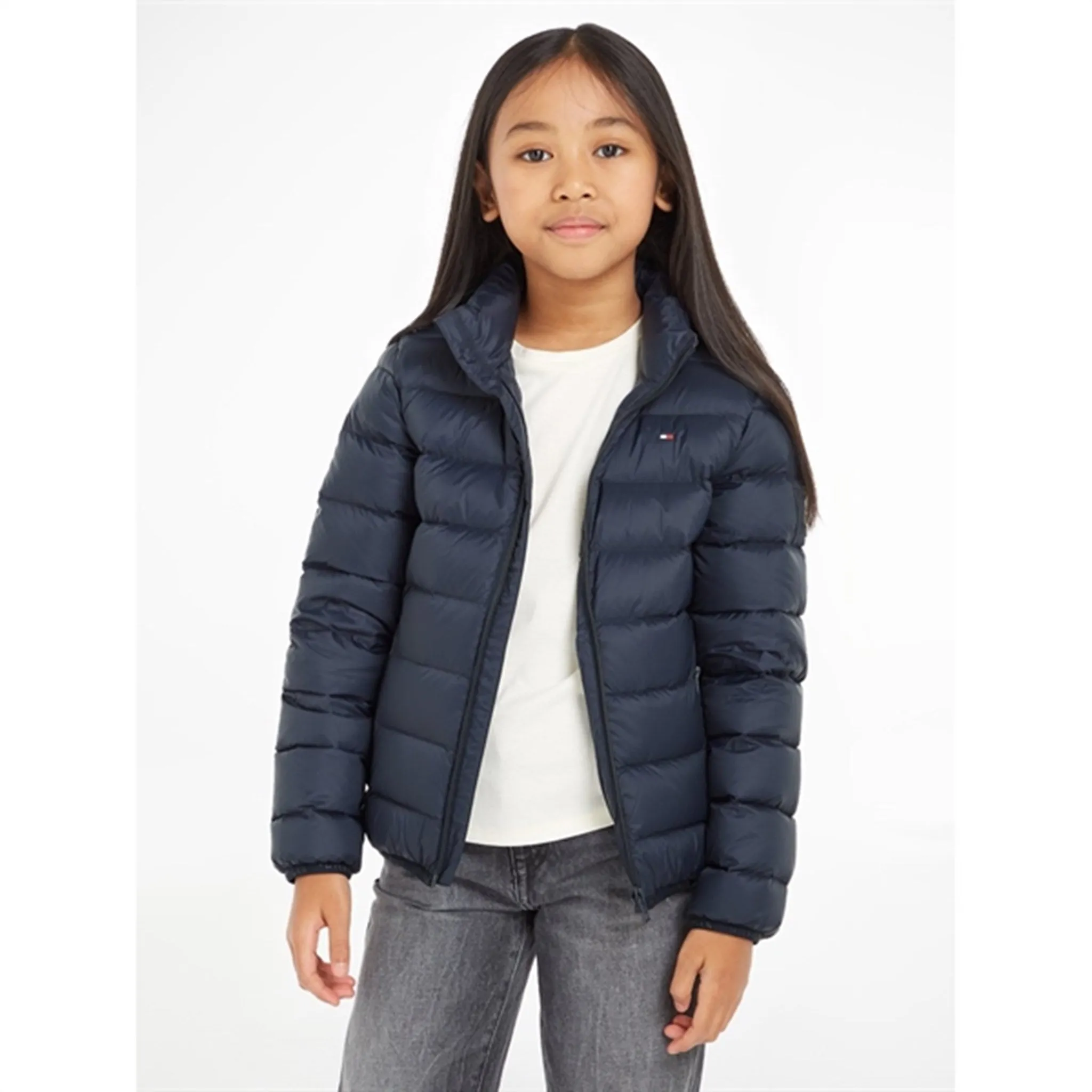 Tommy Hilfiger U Essential Light Down Jacket Desert Sky Interchangeable-Detail Light and breathable top