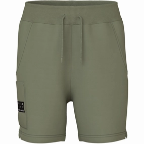 khaki shorts Name It Oil Green Vivasse Long Sweat Shorts