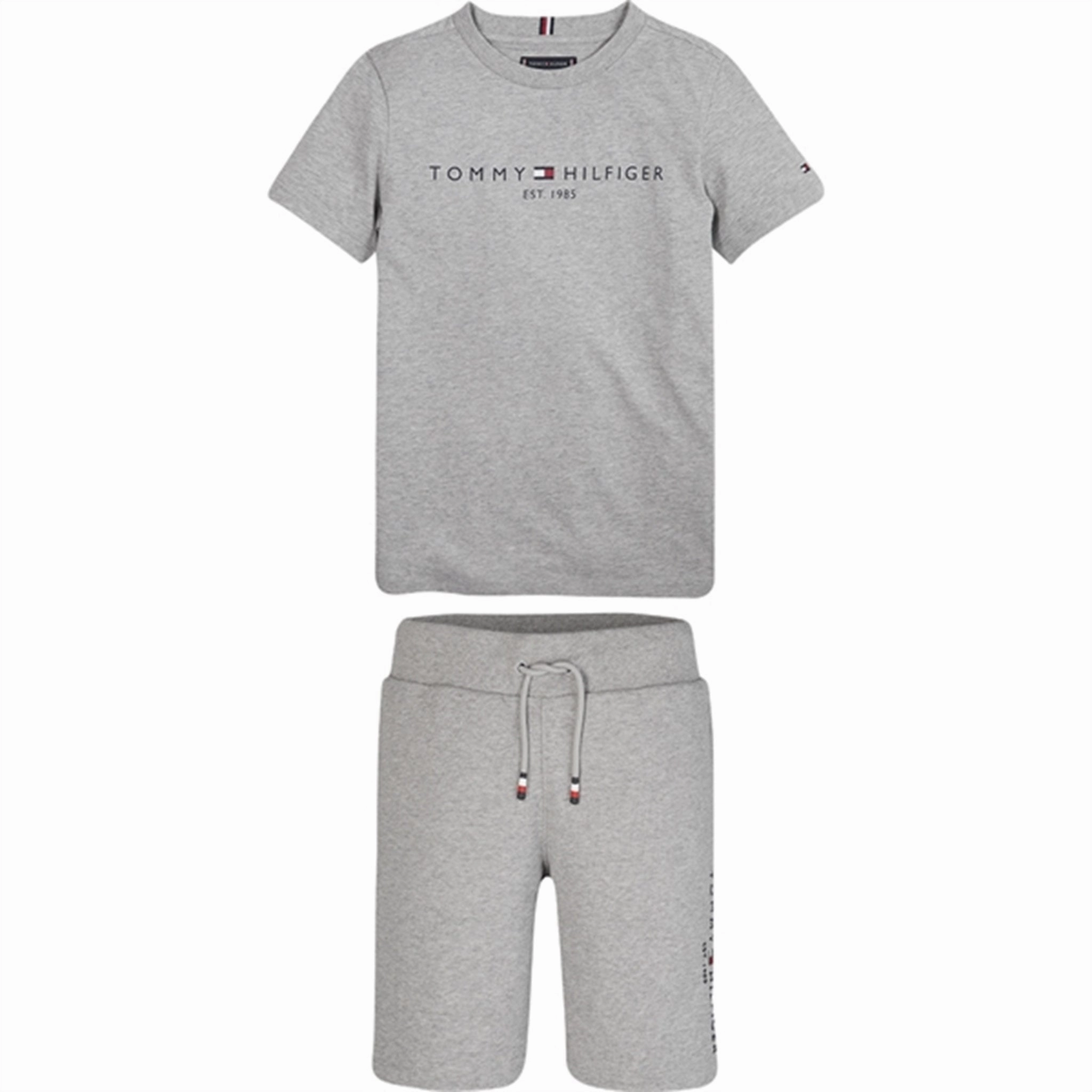 Tommy Hilfiger Essential Sweat Set Light Grey Heather healthcare industry Active Look