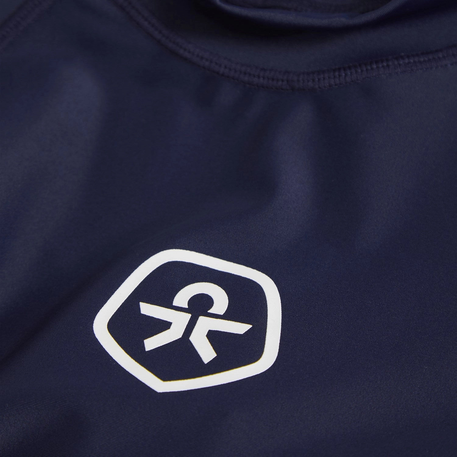 Backless-Option Double Layer Reinforcement Color Kids Dress Blues T-Shirt L/S - Solid