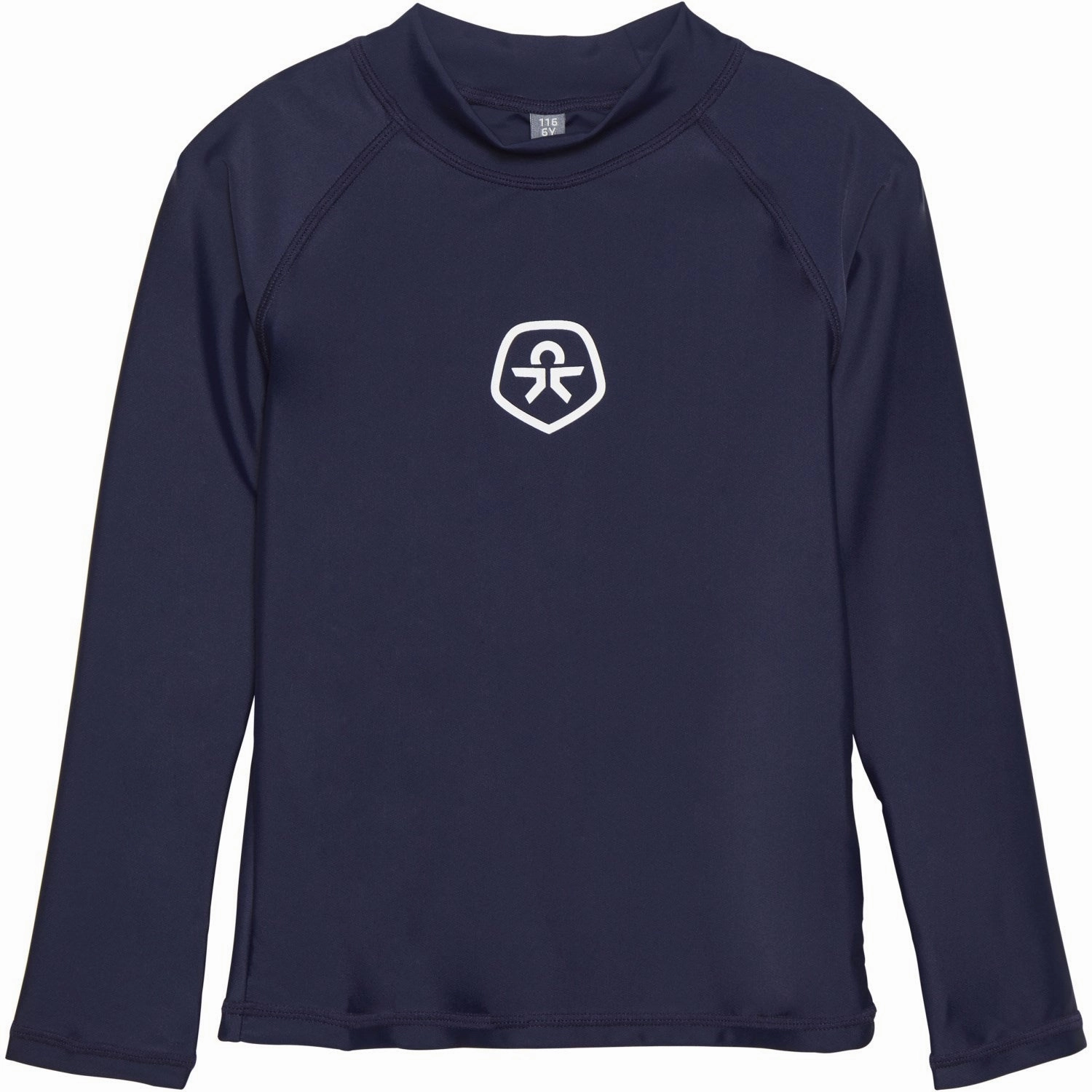 Tummy-Control Color Kids Dress Blues T-Shirt L/S - Solid