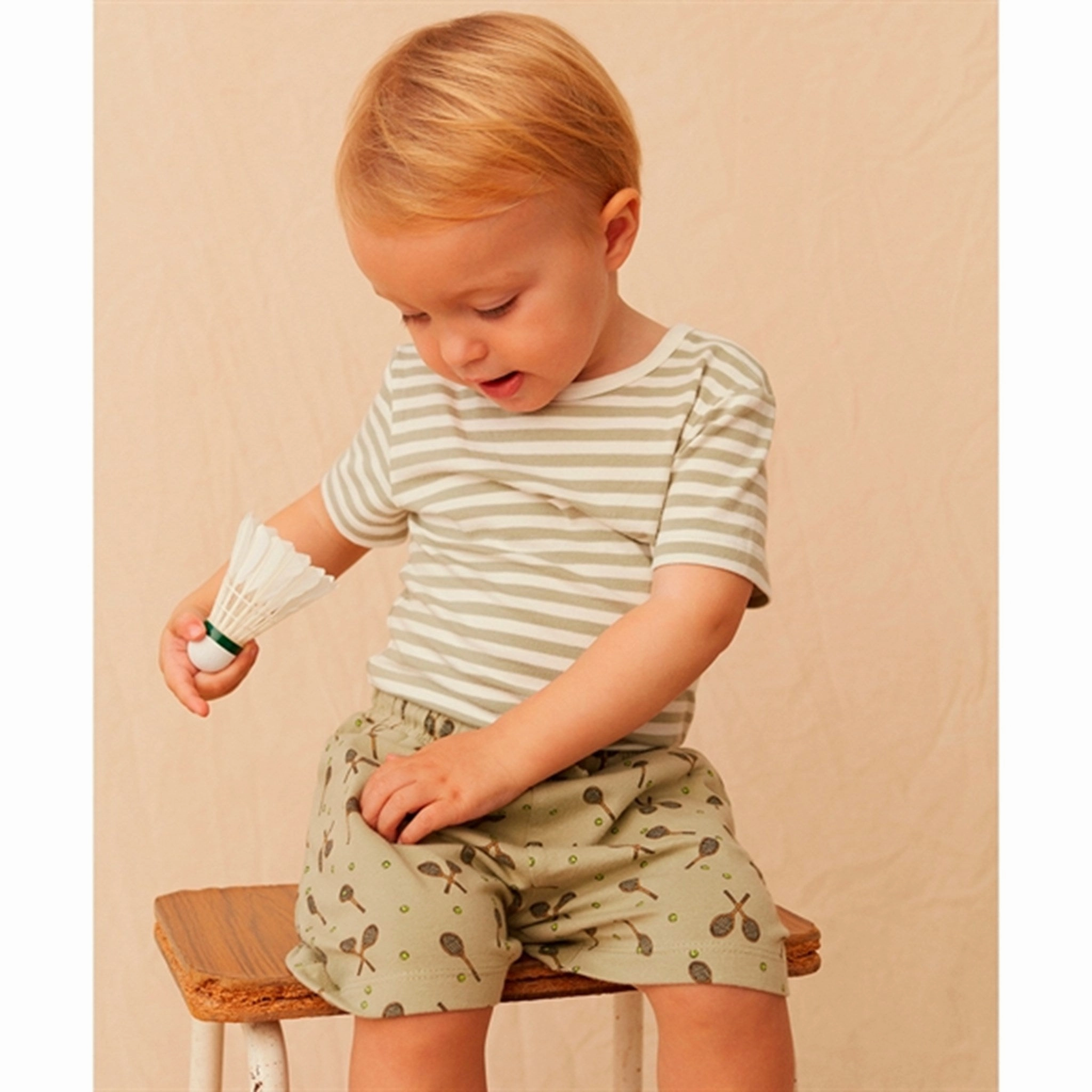 Camouflage Pattern Layered Protection System Sofie Schnoor Shorts Green