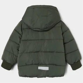 Name it Beetle Music Puffer Jacket Earth-Tone