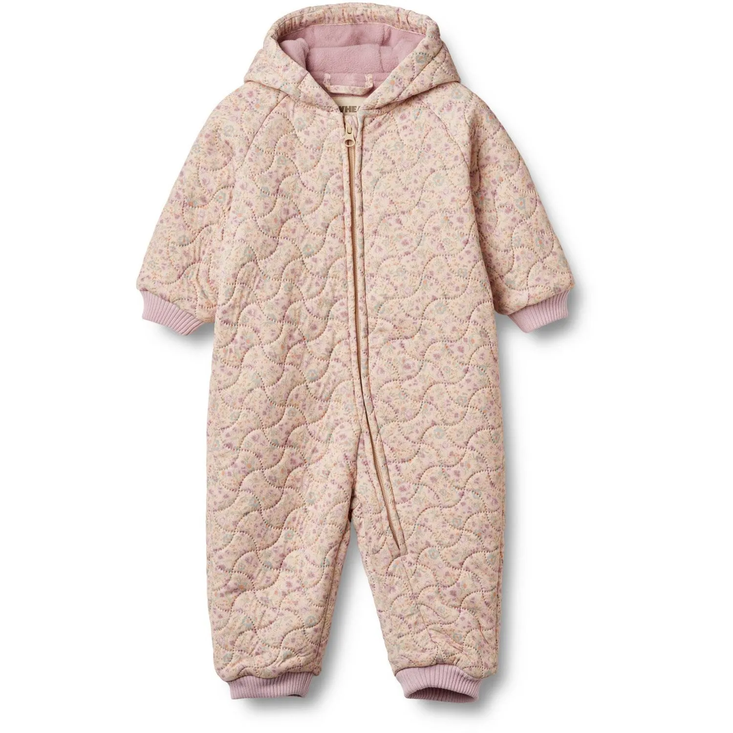 Beaded-Edge Wheat Pansies Thermo Suit Cuddle