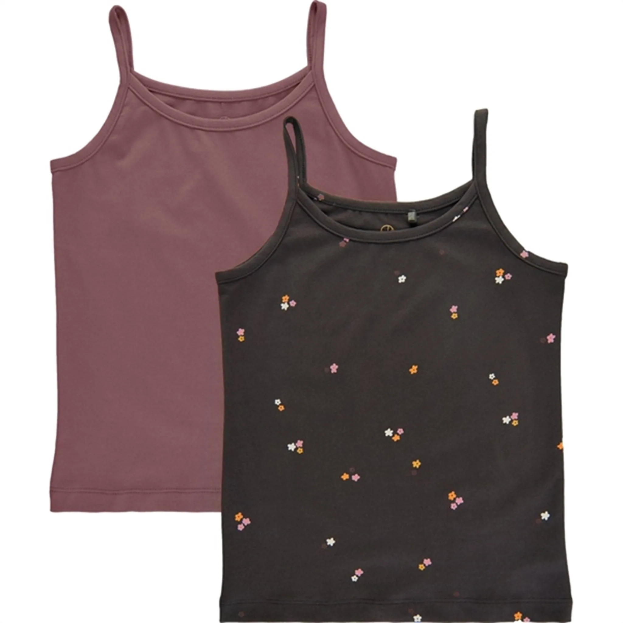 The New Rose Brown Strap Top 2-pack Minimalist Style Spot