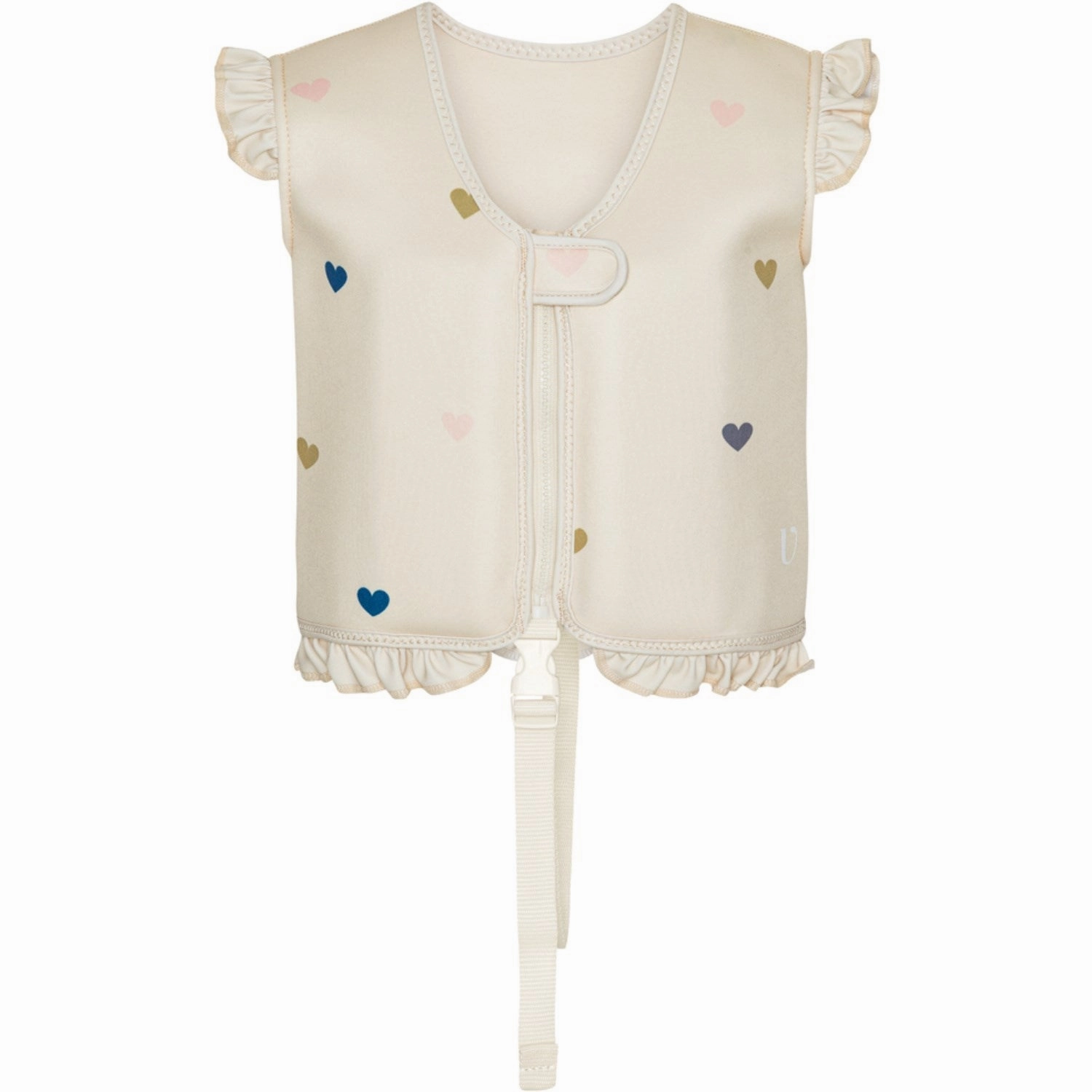Vanilla COPENHAGEN Milk Hearts Swim Vest Neo Moisture Wicking Technology