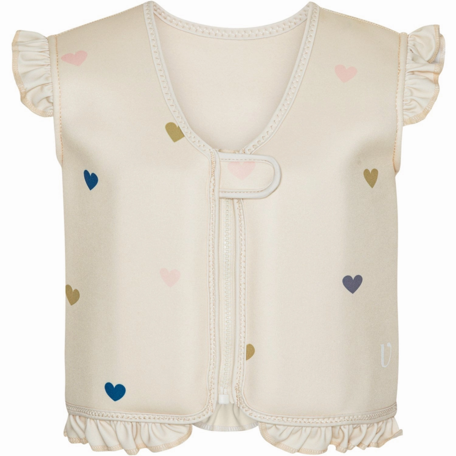 Vanilla COPENHAGEN Milk Hearts Swim Vest Neo Effortless Style Tagless Design