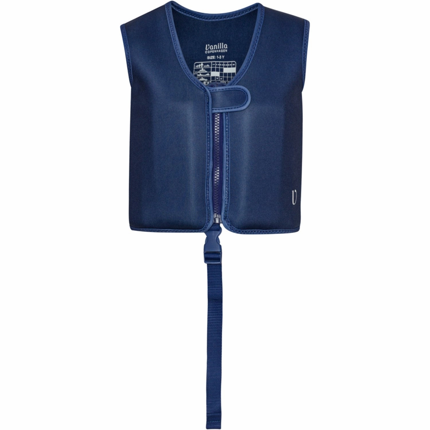 Breezy Comfort Vanilla COPENHAGEN Navy Skate Fish Swim Vest Neo