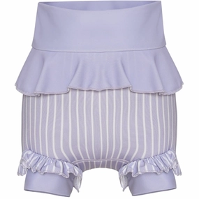 Best Seller Relaxation-Ready Vanilla COPENHAGEN Neoprene Swim Pants UV50  Lucy Lavender Striped