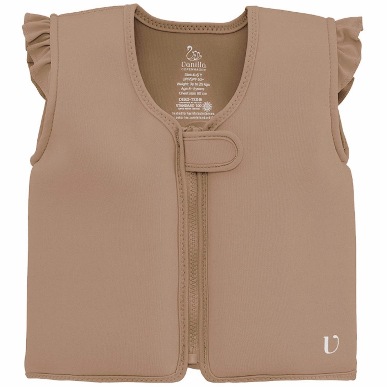 Adjustable Drawstrings Streamlined Cut Vanilla COPENHAGEN New Oak Swim Vest