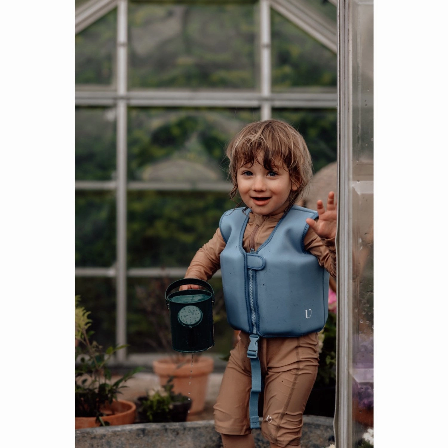 Vanilla COPENHAGEN Swim Vest Neo Blue Shadow Foldable Design