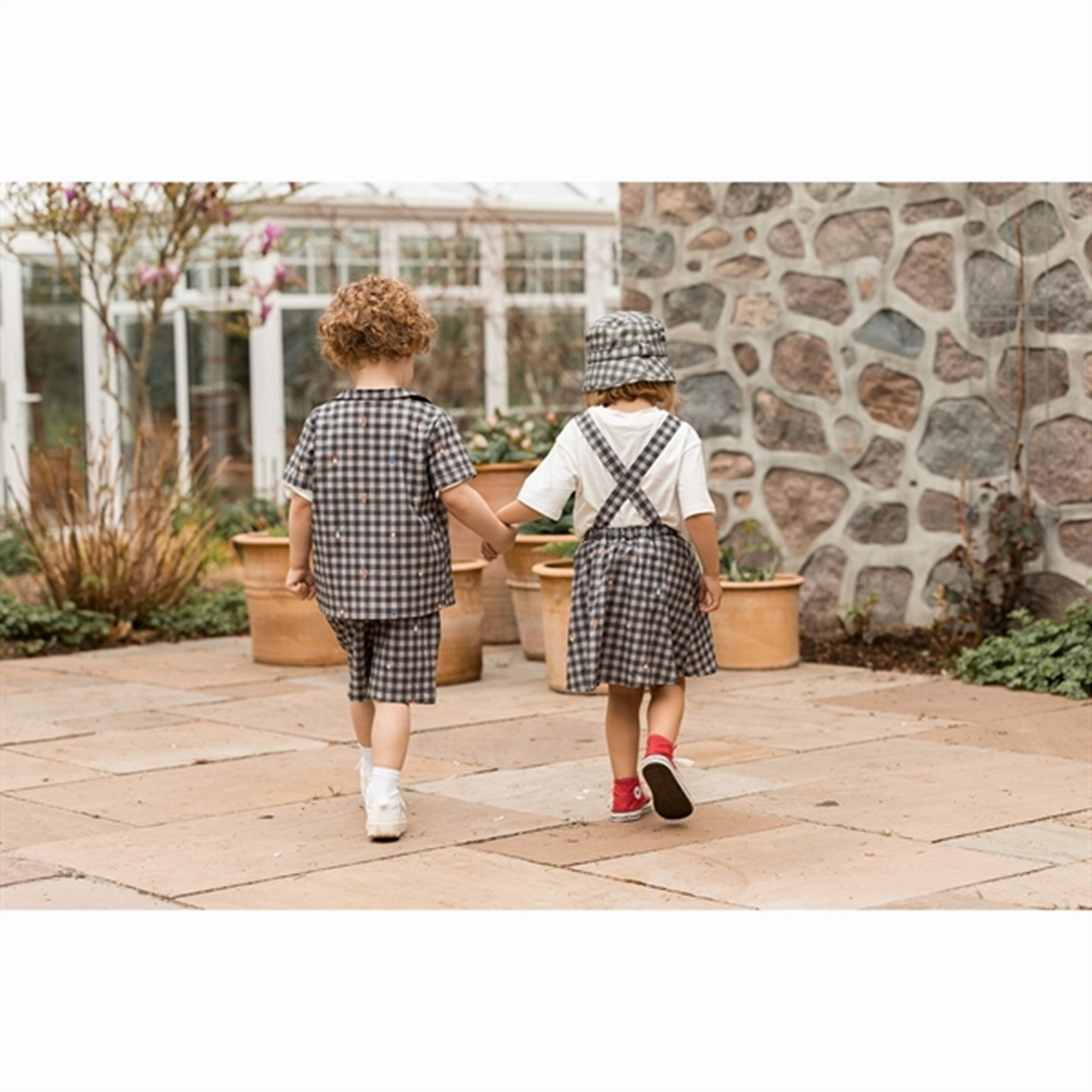 Fliink Magnet Check Aop Polar Shorts basketball clothing