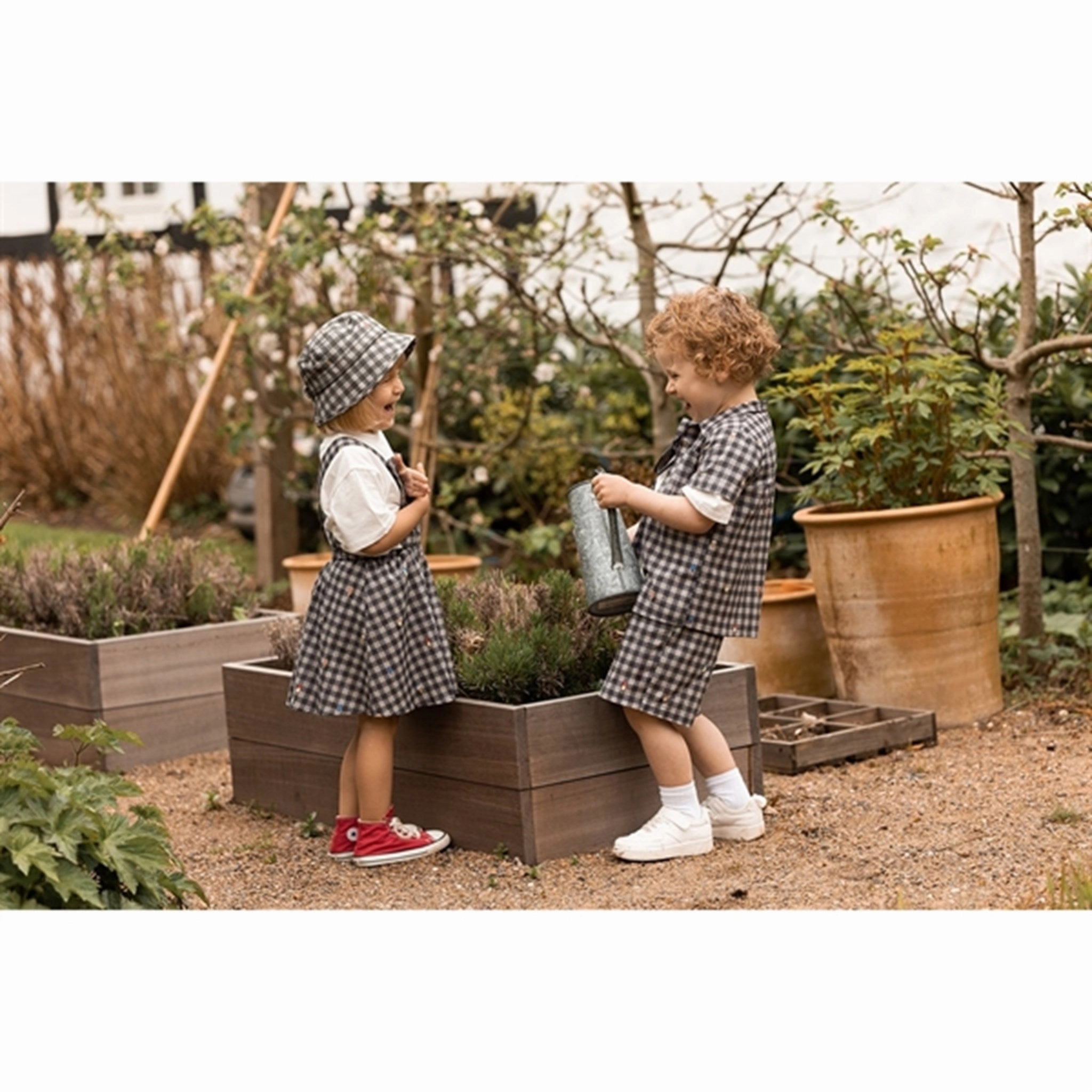 Fliink Magnet Check Aop Polar Shorts Seamless Edge Design Flexible Side Panels