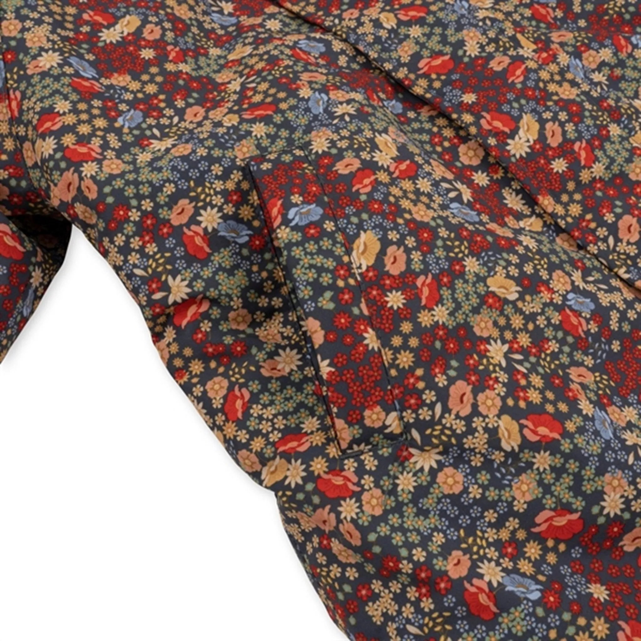 Konges Sl?jd Villetta Blue Nohr Snow Suit Shirred-Detail Button-Cuff