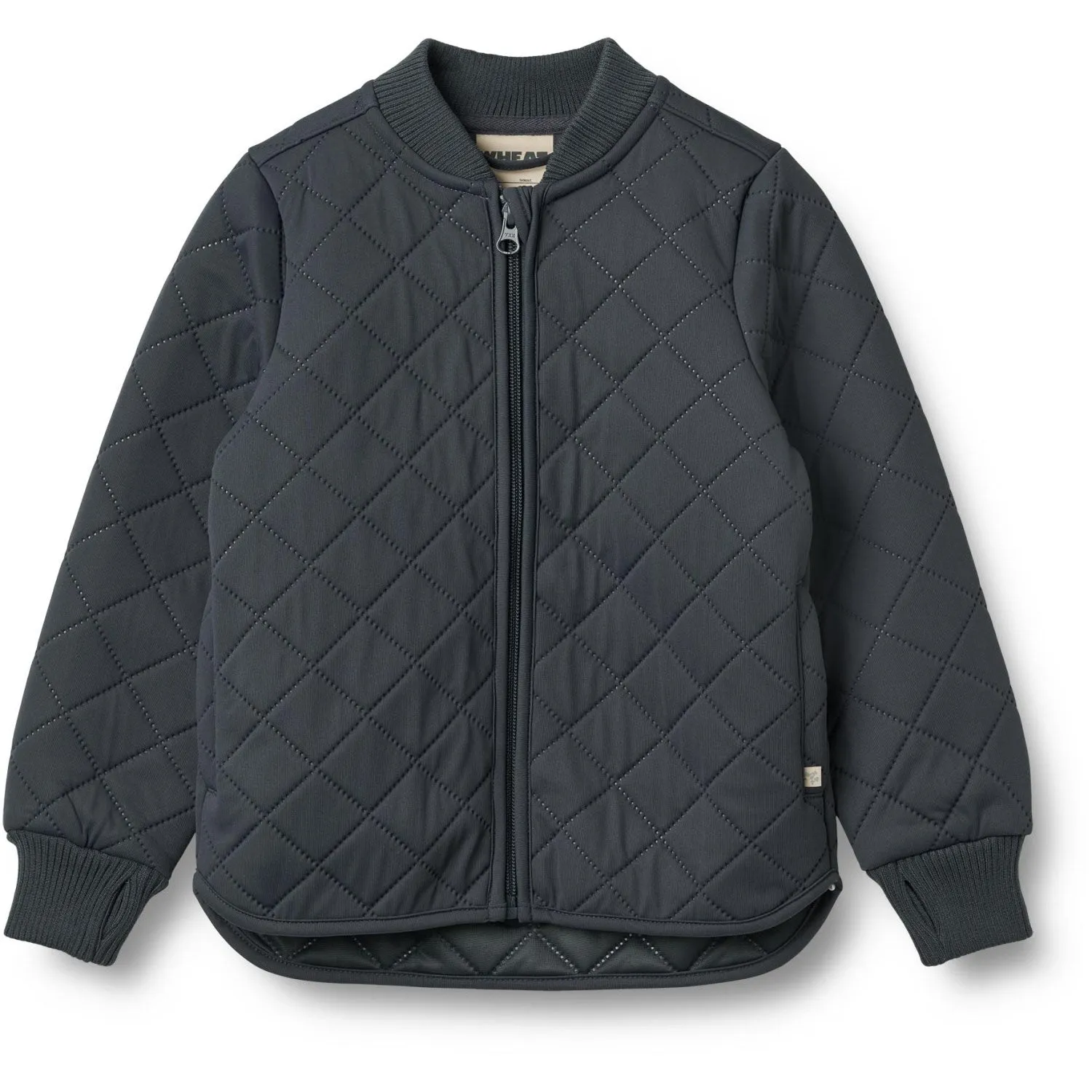 Wheat Ink Thermo Jacket Loui Shirred-Detail