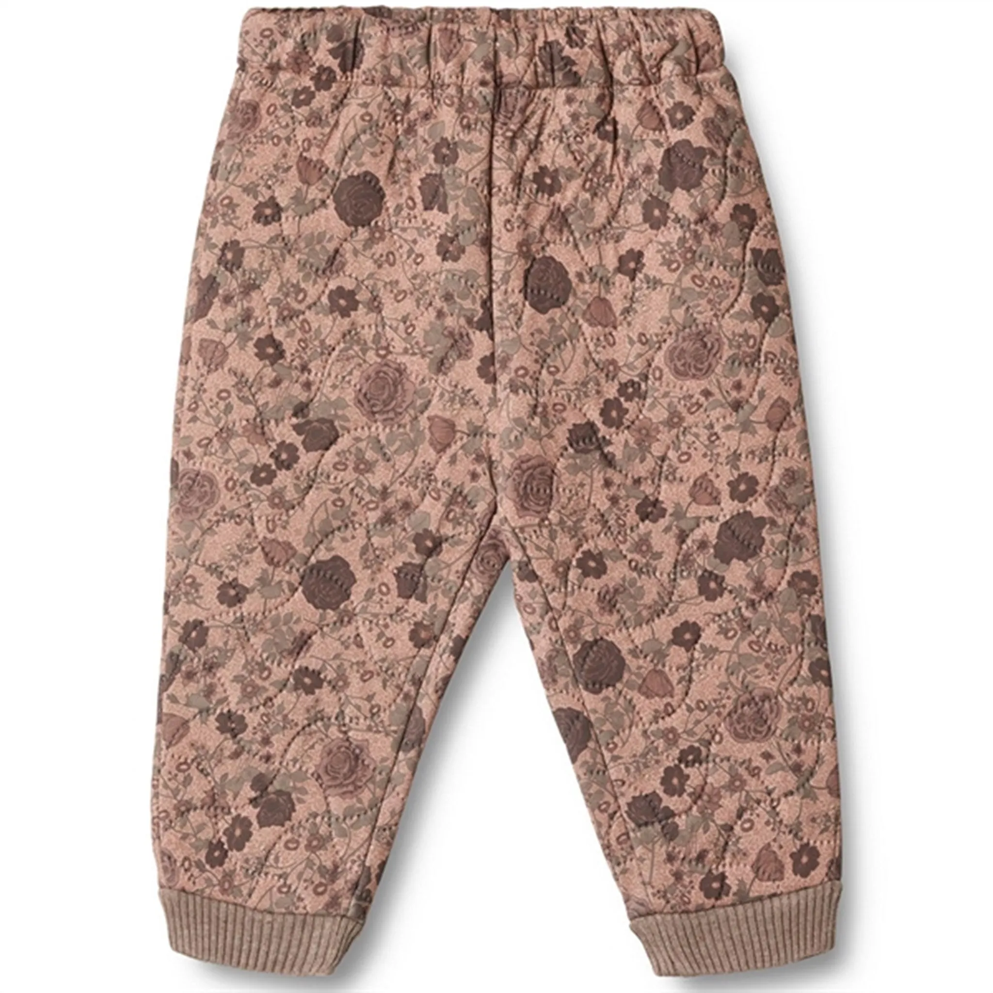 Matte-Lining Wheat Thermo Rose Dawn Flowers Pants Alex