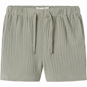 Lil'Atelier Seagrass Janu Loose Shorts Double Layered Knees Sport Friendly