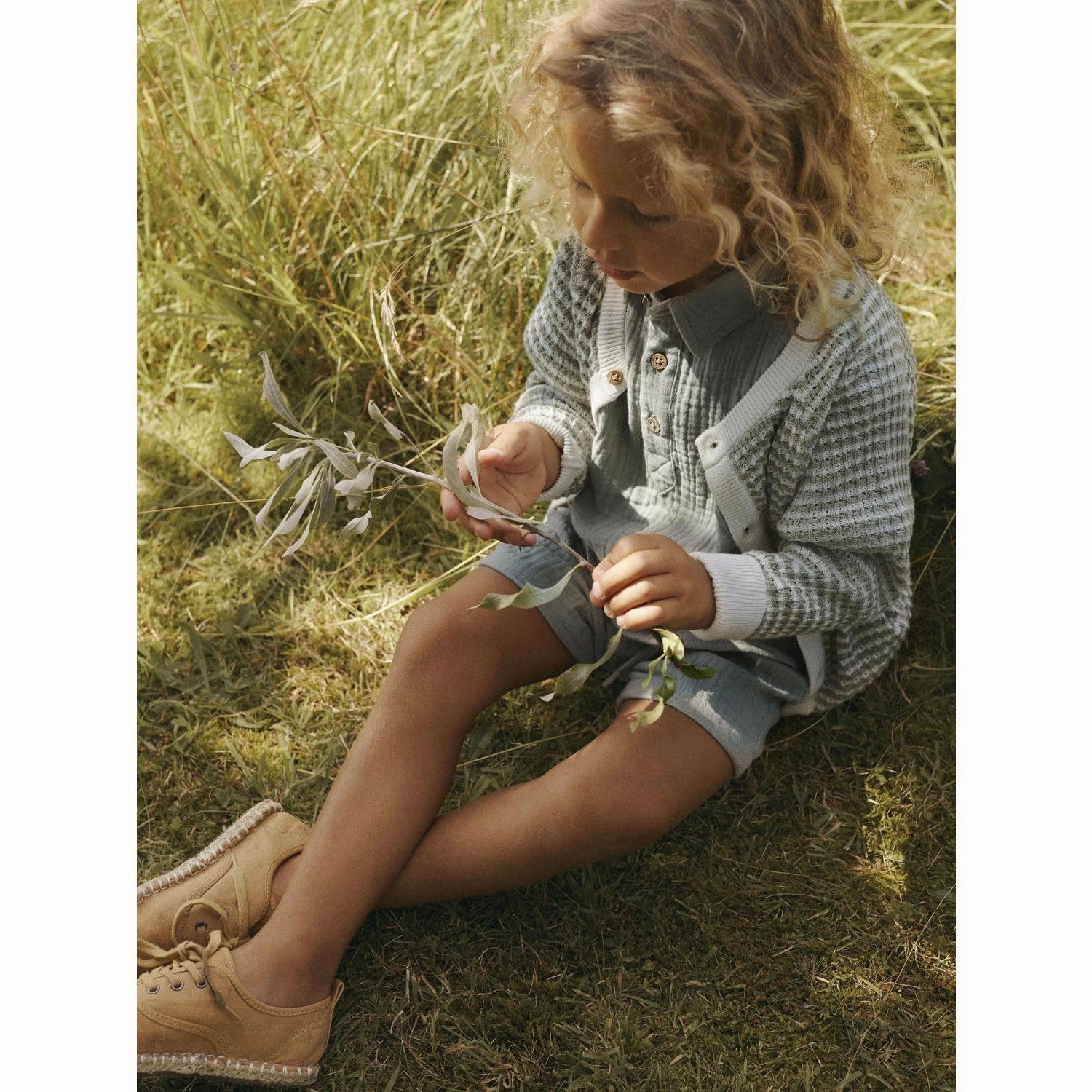 Effortless Comfort Lil'Atelier Seagrass Janu Loose Shorts