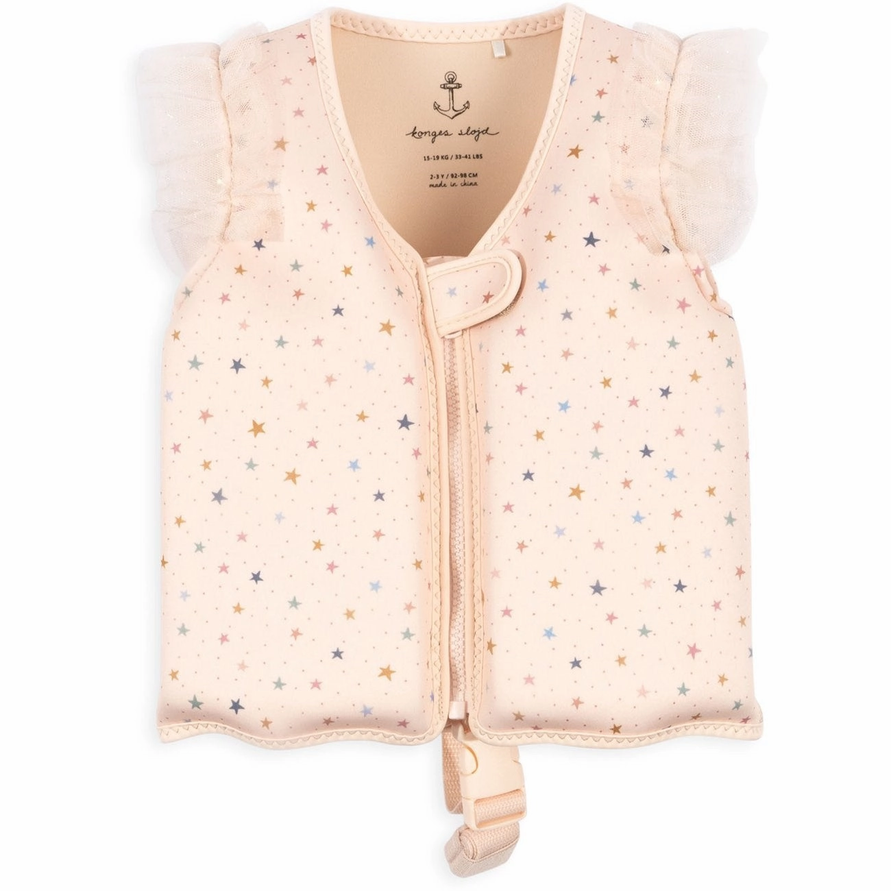 Konges Sl?jd Neoprene Swim Vest Frill Star Multi Vacation Wardrobe